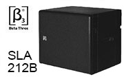 贝塔斯瑞音响（betathree音箱、β3音响）SLA212B低频线性阵列音箱。
