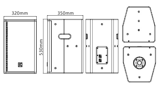 贝塔斯瑞音响(β3音响,betathree音响)系统FX系列——FX210 10寸内置2分频全频专业扬声器 